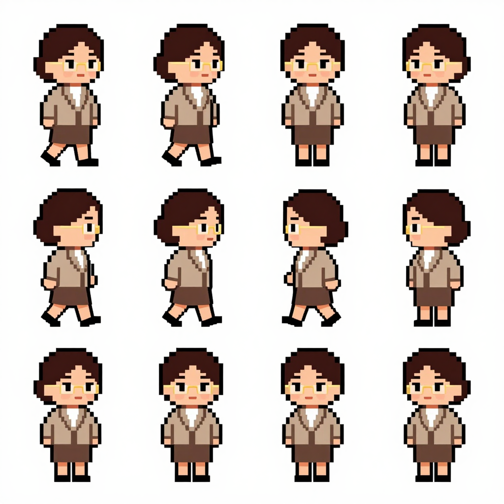 Sprite sheet Dewi
