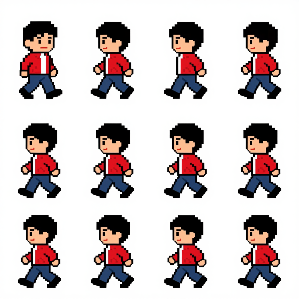 Sprite sheet Dimas