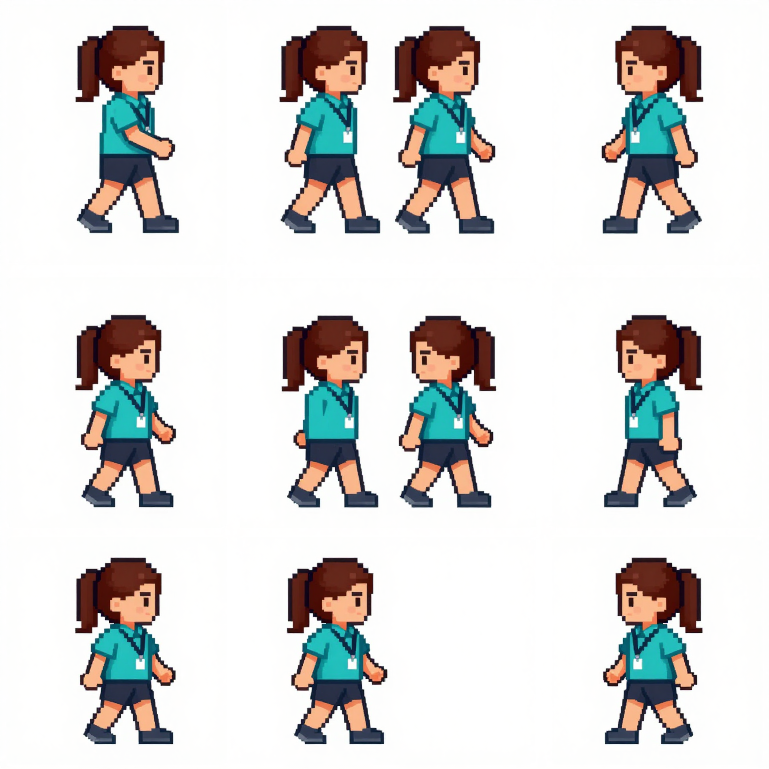 Sprite sheet Nadia