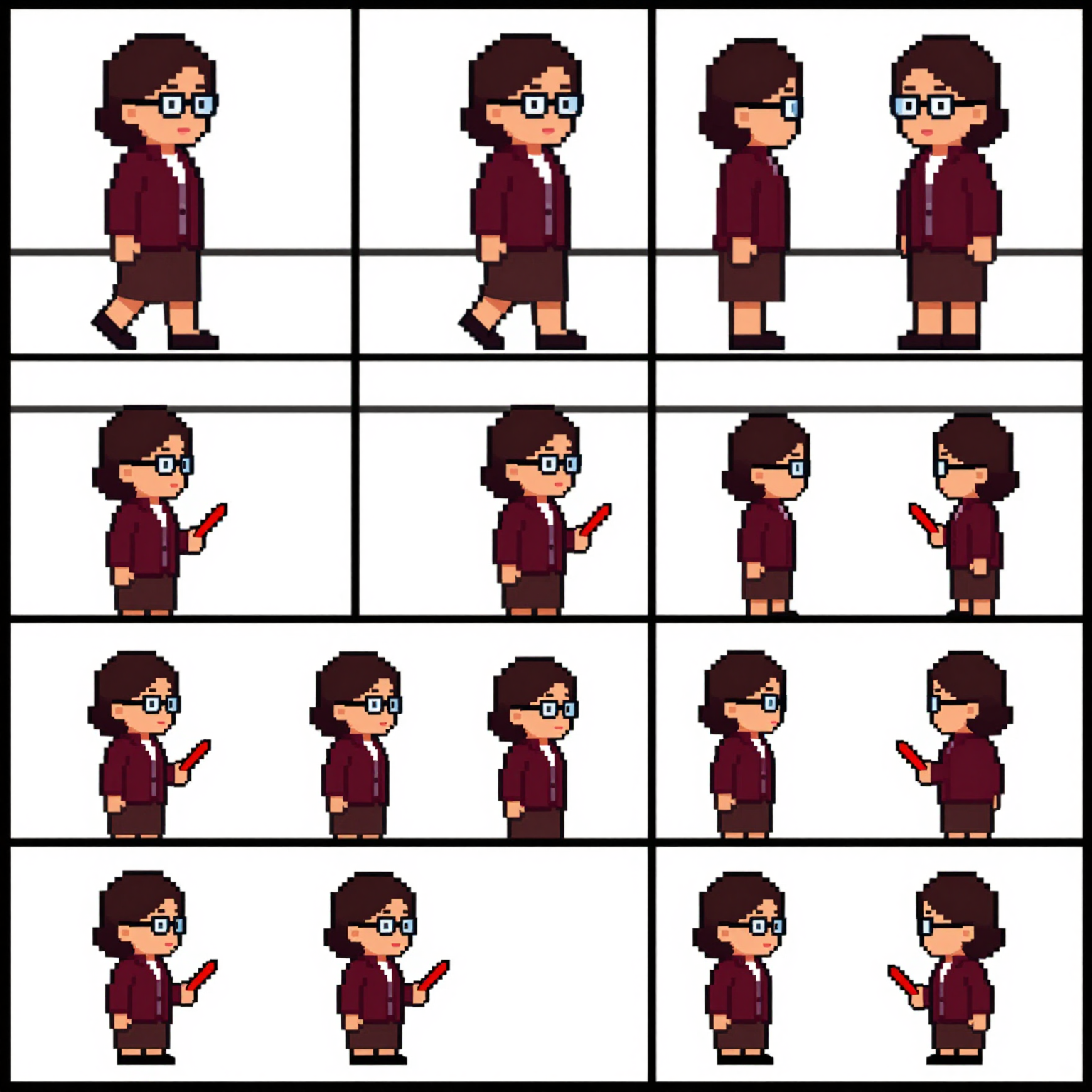 Sprite sheet Retno