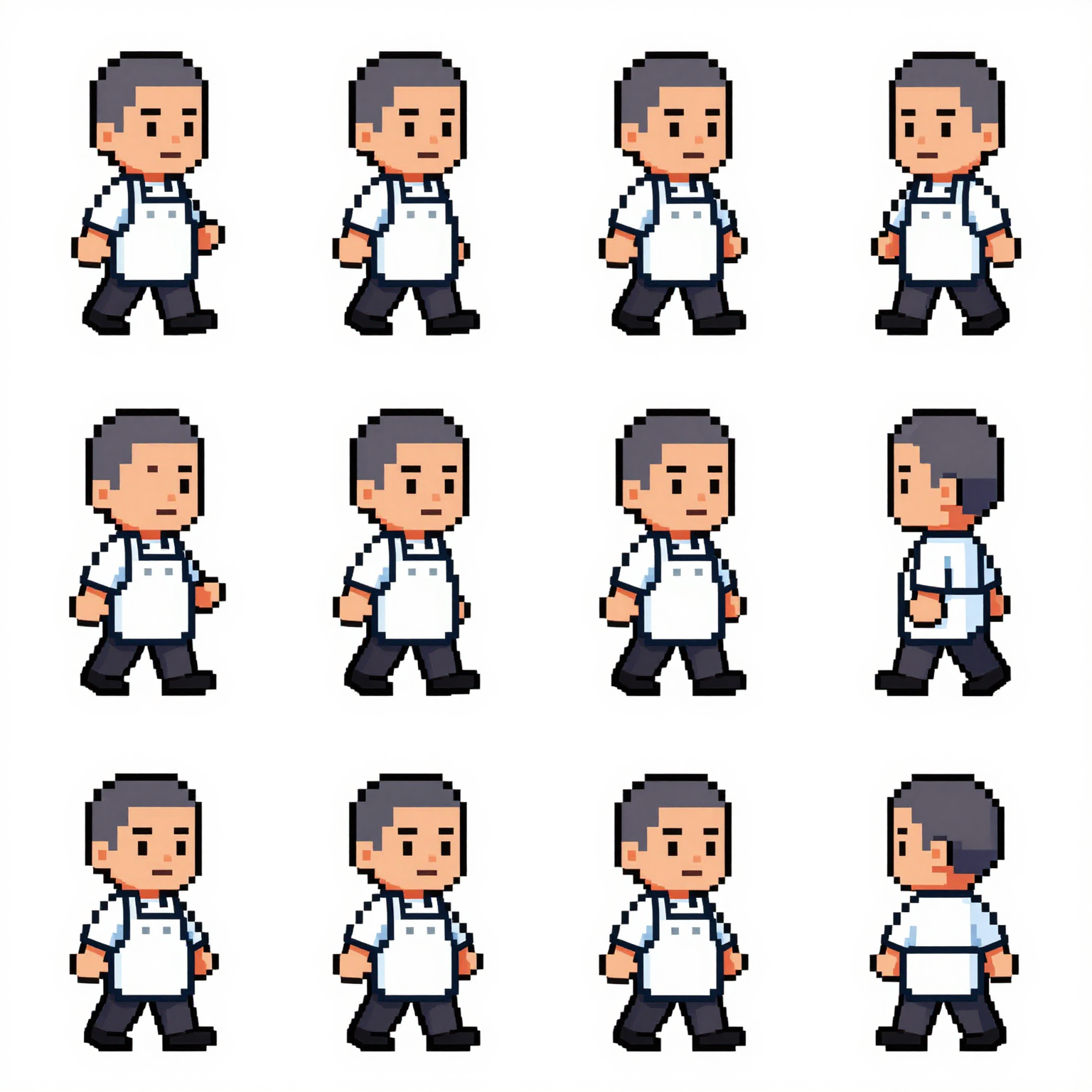 Sprite sheet Tigor